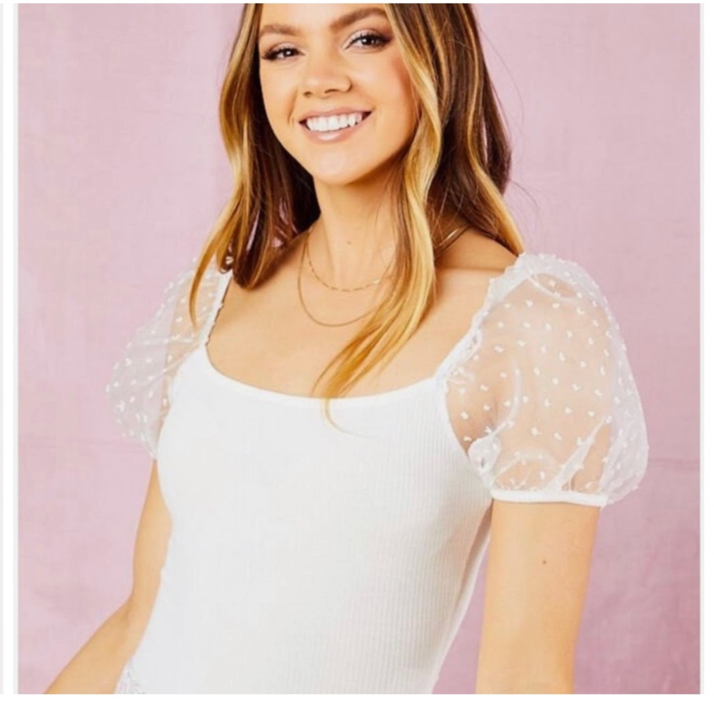 Altar’d Stats, puff sleeve bodysuit